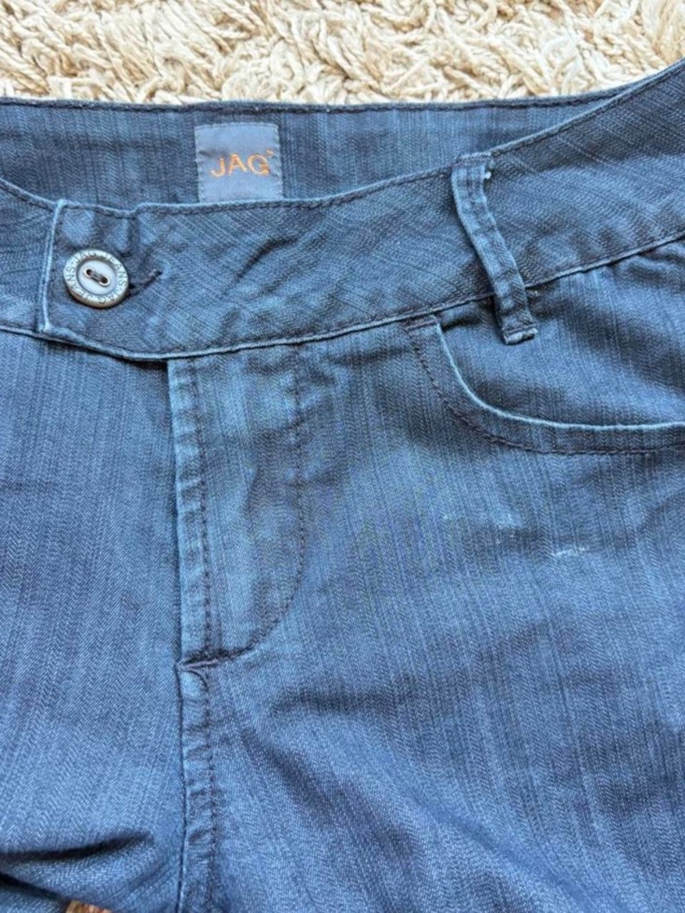 Low Rise Flare Denim Trousers Jag Size 4 - Picture 5 of 5